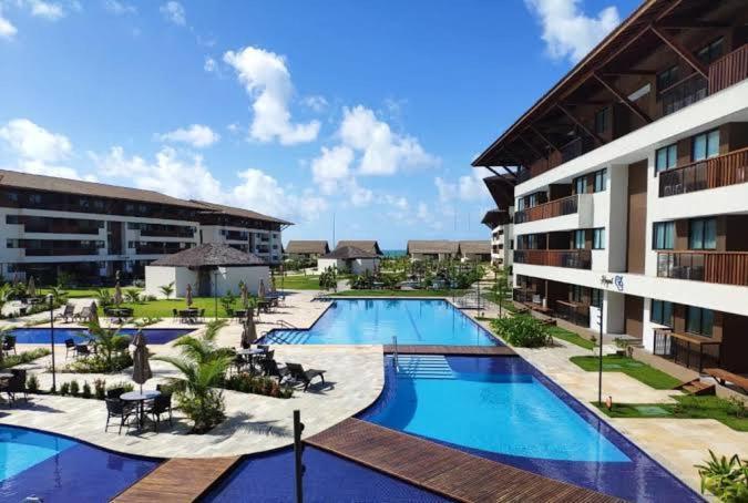 Apartamento Em Resort A Beira Mar - Cupe Beach Living Pôrto das Galinhas Buitenkant foto